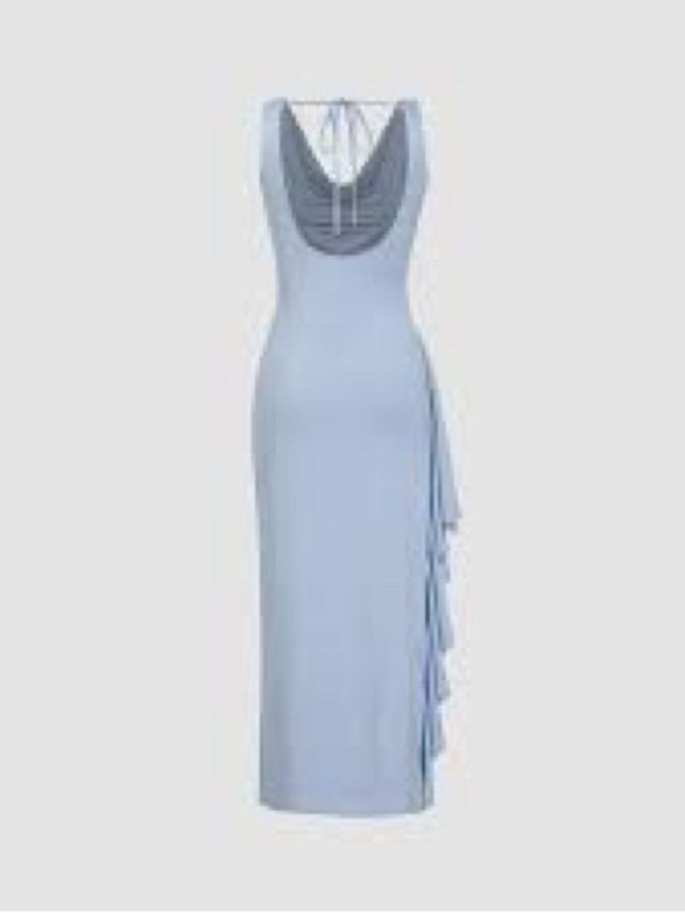 CIDER NWT TIE BACK RUFFLE DRESS MEDIUM - Picture 3 of 7